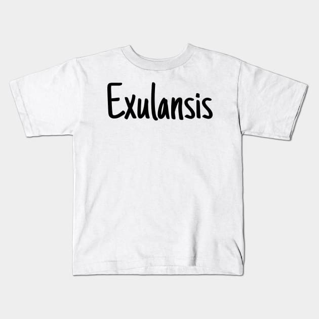 Exulansis 2 Kids T-Shirt by boohenterprise